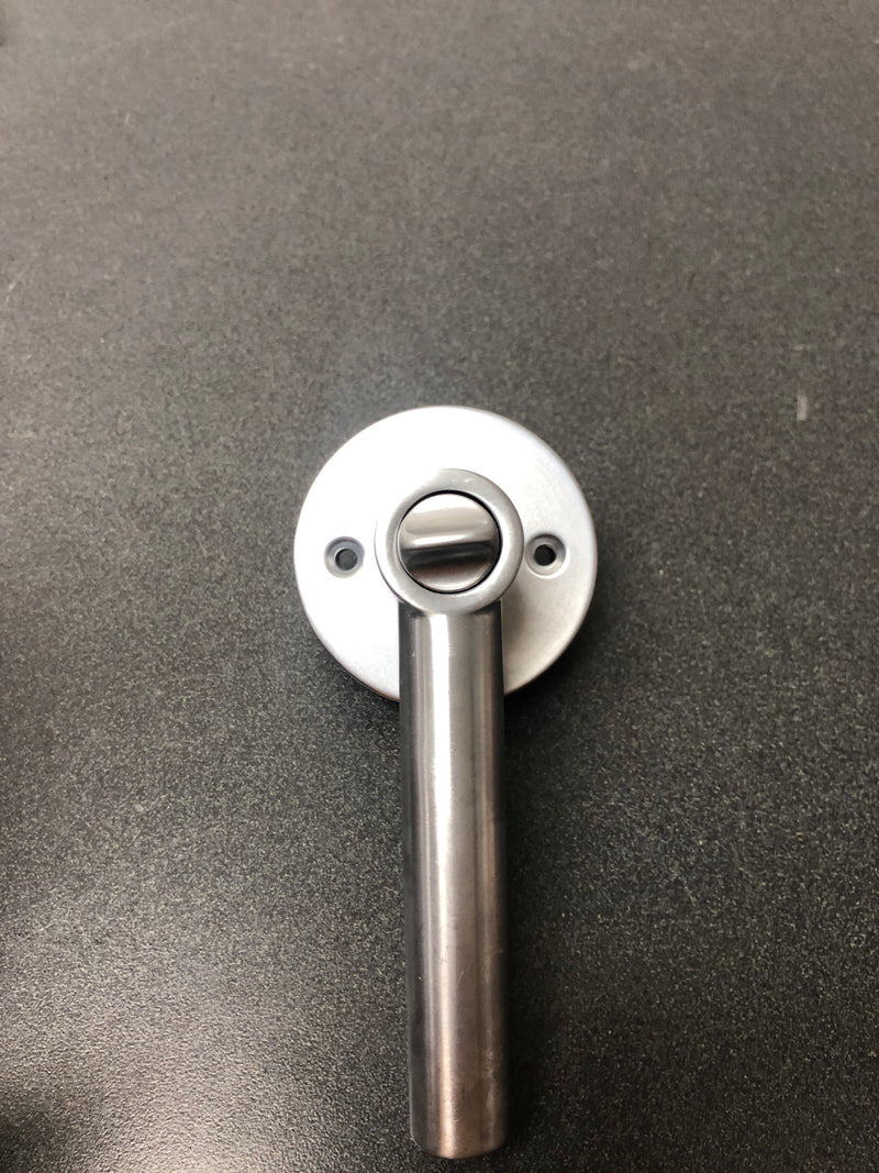 Kwikset 740MILRDT-26DS Milan Single Cylinder Keyed Entry Door Lever Set with Round Rose and SmartKey - Satin Chrome