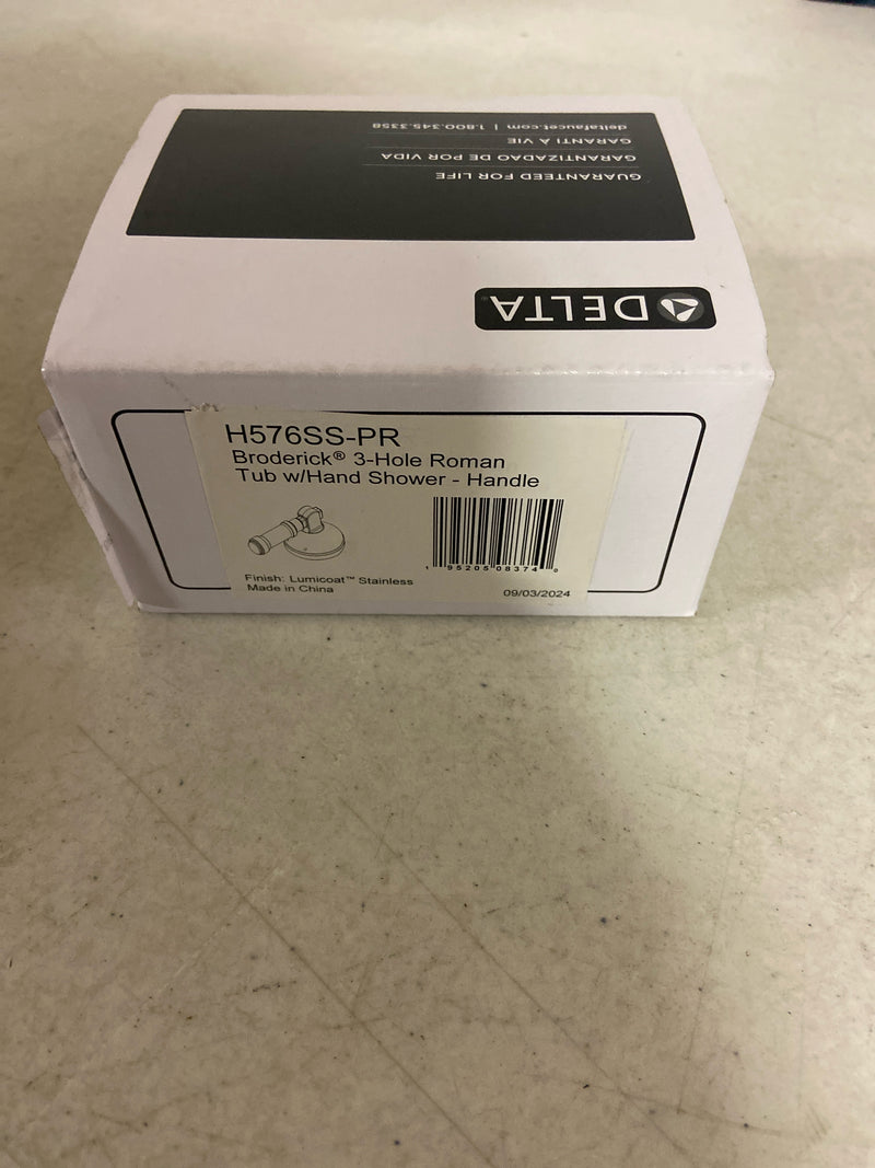 Delta H576SS-PR Broderick Single Lever Handle for Roman Tub Filler - Lumicoat Stainless