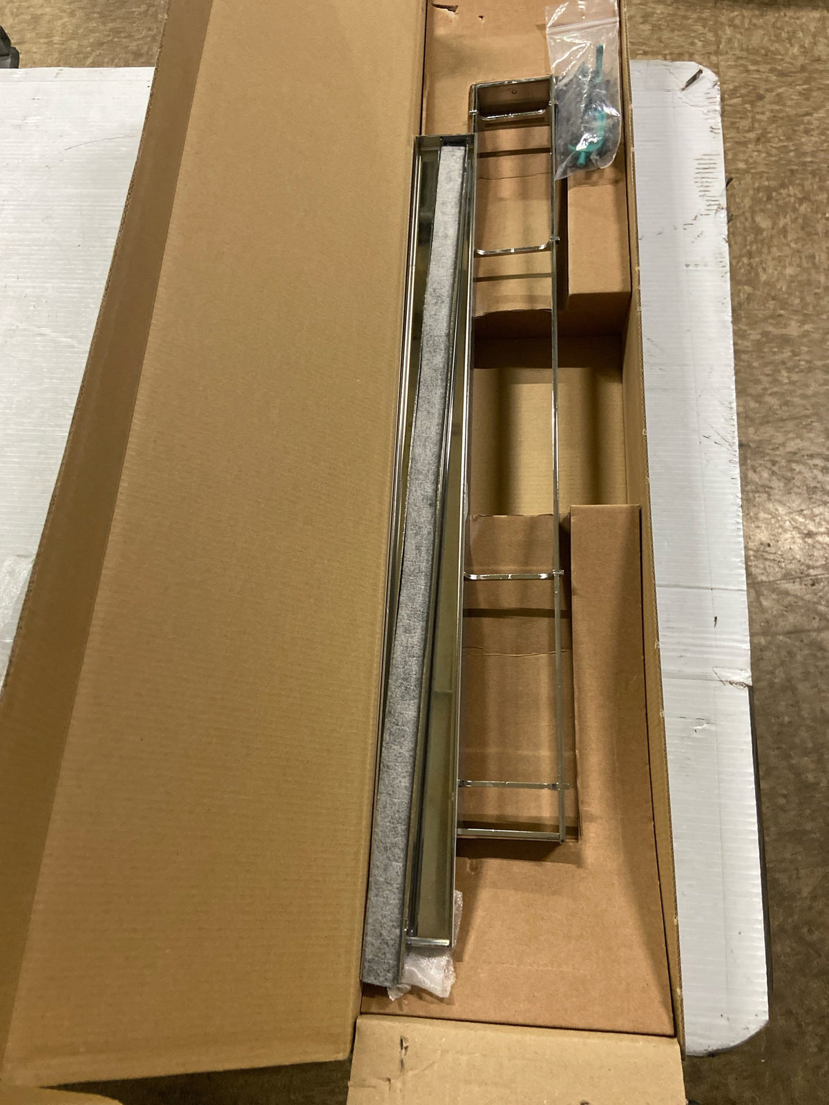 Hansgrohe 56036001 RainDrain Match Stainless Steel Linear Tileable Shower Drain Trim for 23 5/8 in. Rough in Chrome