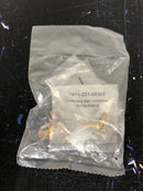 Baldwin 5162056LDM 5162 Left Handed Non-Turning One-Sided Dummy Door Lever with R017 Rose from the Estate Collection - Lifetime Satin Nickel