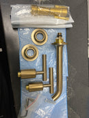 Kohler K-T14414-4-BV Purist 1.2 GPM Wall Mounted Widespread Bathroom Faucet - Brushed Bronze