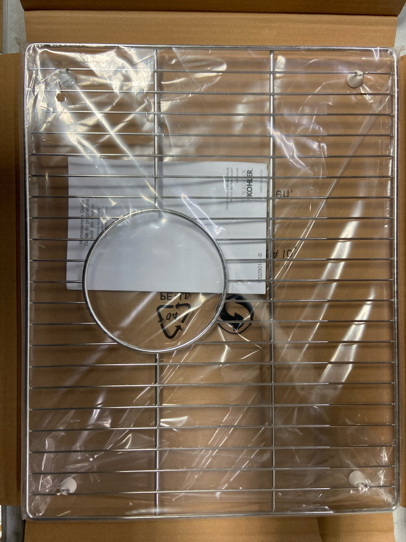 Kohler K-33669-ST Strive 18-7/8" L x 15-1/16" W Stainless Steel Basin Rack - Stainless Steel