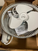 Air King 9012 Commercial Grade Oscillating Wall Mount Fan, 12-Inch , White