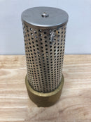 PROFLO PFXBFVK 2" Brass Foot Valve with Stainless Steel Filter - N/A