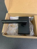 Miseno MH-1CLF-FB California Passage Door Lever Set with Rectangle Rose - Flat Black