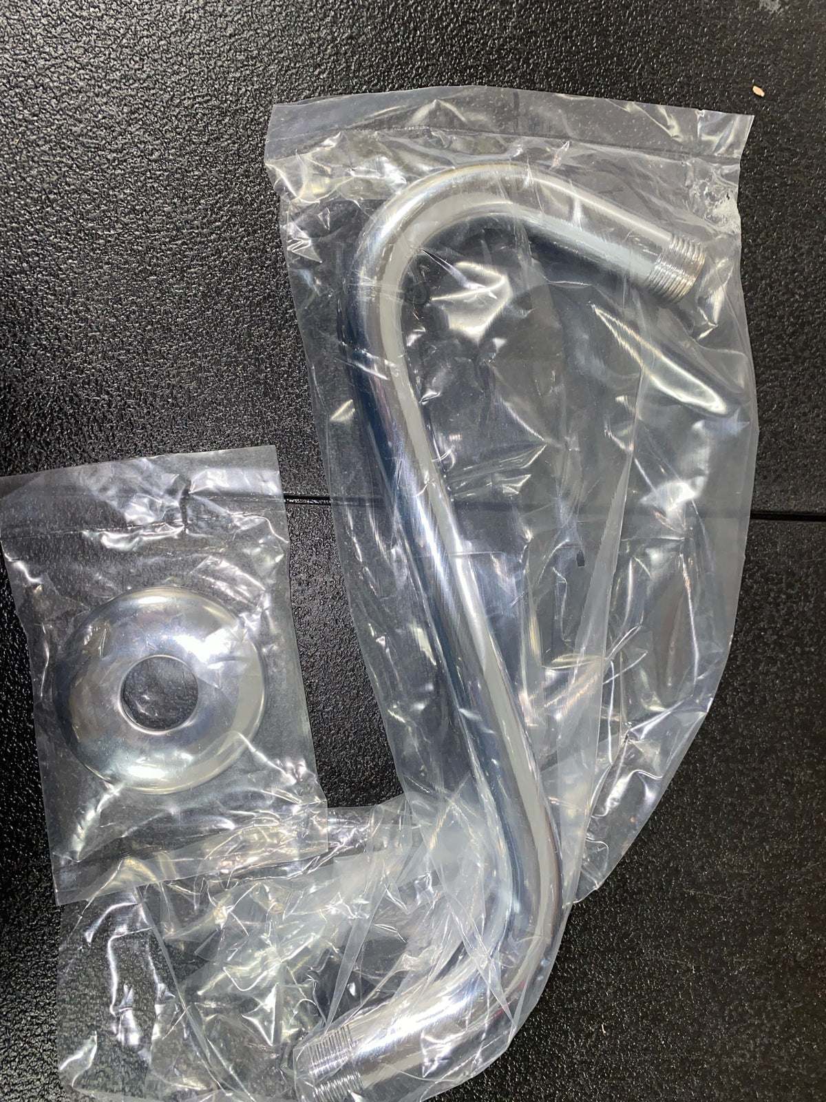 Signature Hardware 375254 Aon 8" Wall Mounted Shower Arm and Flange - Chrome