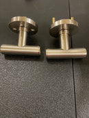 Emtek 510ACEUS15 Pricacy Knobset - Satin Nickel Disc Rosette