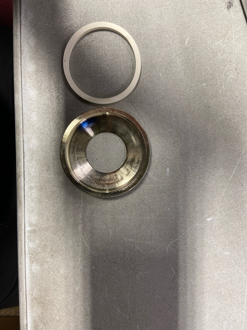 Delta RP73385 Hand Shower Base and Gasket for Roman Tub - Chrome