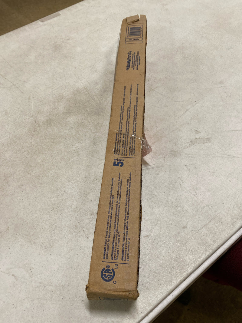 Lithonia Lighting 1 Light LED Strip Light, 2 Foot LED Ceiling Lighting Fixture, 1250 Lumens, 4000K, 80CRI, 11W, Kitchen and Garage Use (MNSL L23 1LL MVOLT 40K 80CRI M6)