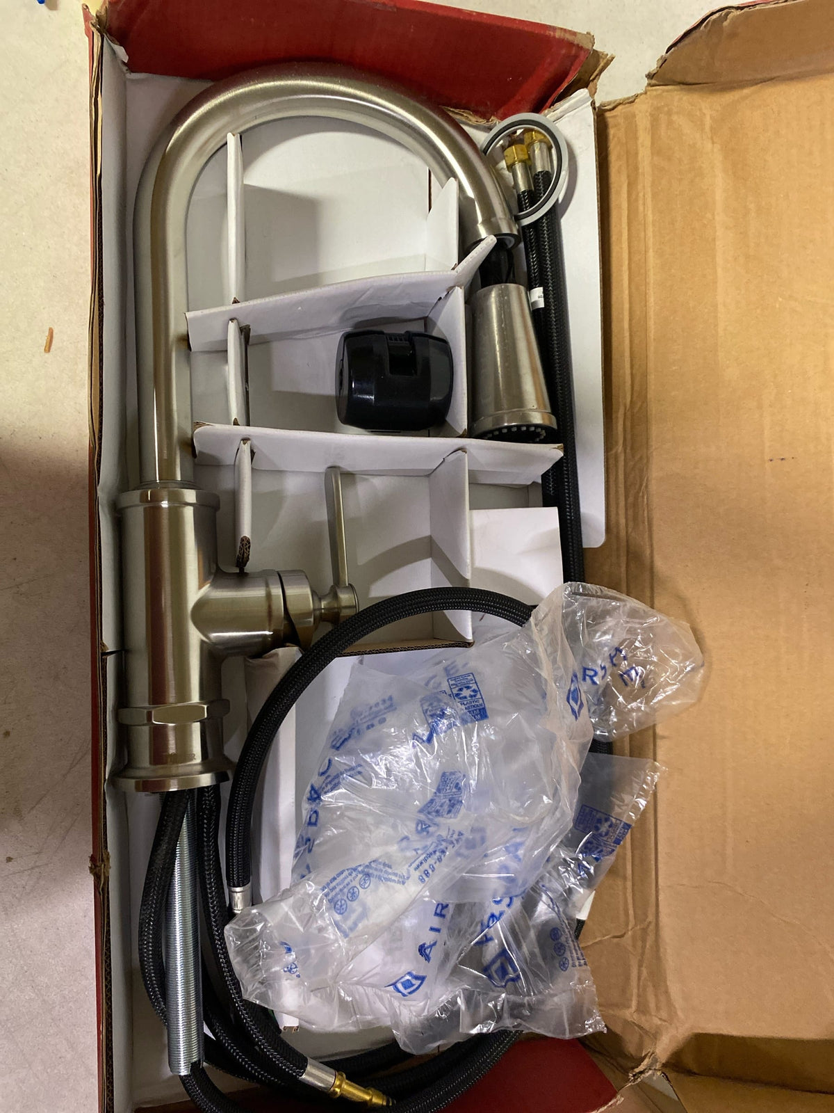 Pfister, GT529-TDS, Port Haven 1.8 GPM Deck Mounted Pull Down Kitchen Faucet, Stainless Steel