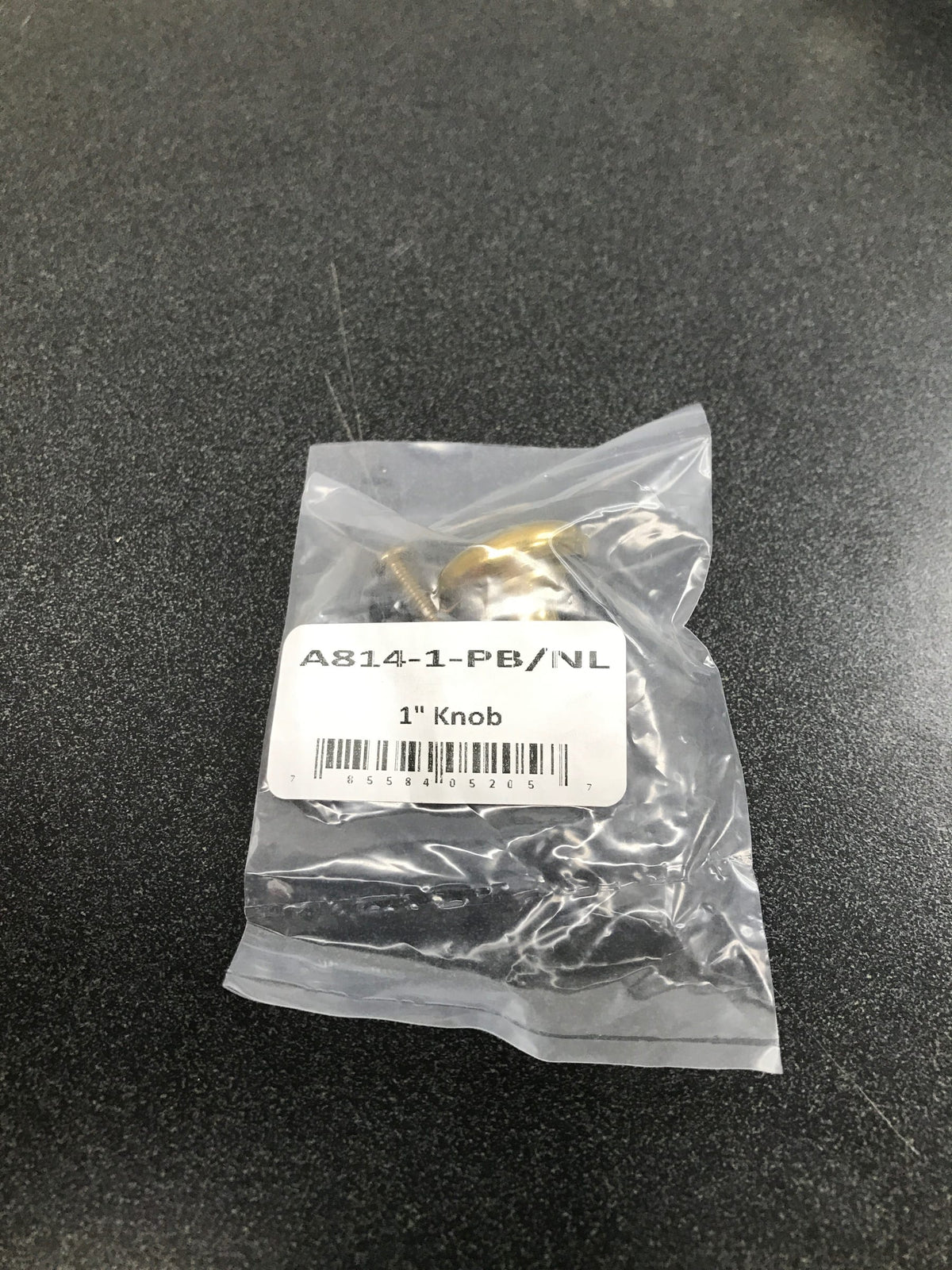 Alno A814-1-PB/NL Rope 1 Inch Mushroom Cabinet Knob - Unlacquered Brass