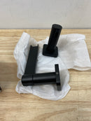 Kohler K-23528-BL Parallel Wall Mounted Pivoting Toilet Paper Holder - Matte Black