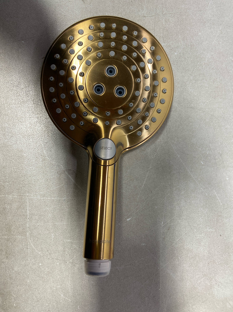 Hansgrohe 26036141 Raindance Select S 3-Spray Handheld Showerhead in Brushed Bronze