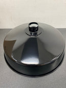 Progress Lighting P550070-031 Cedar Springs 13" Wide Semi-Flush Ceiling Fixture with Metal Shade - Black