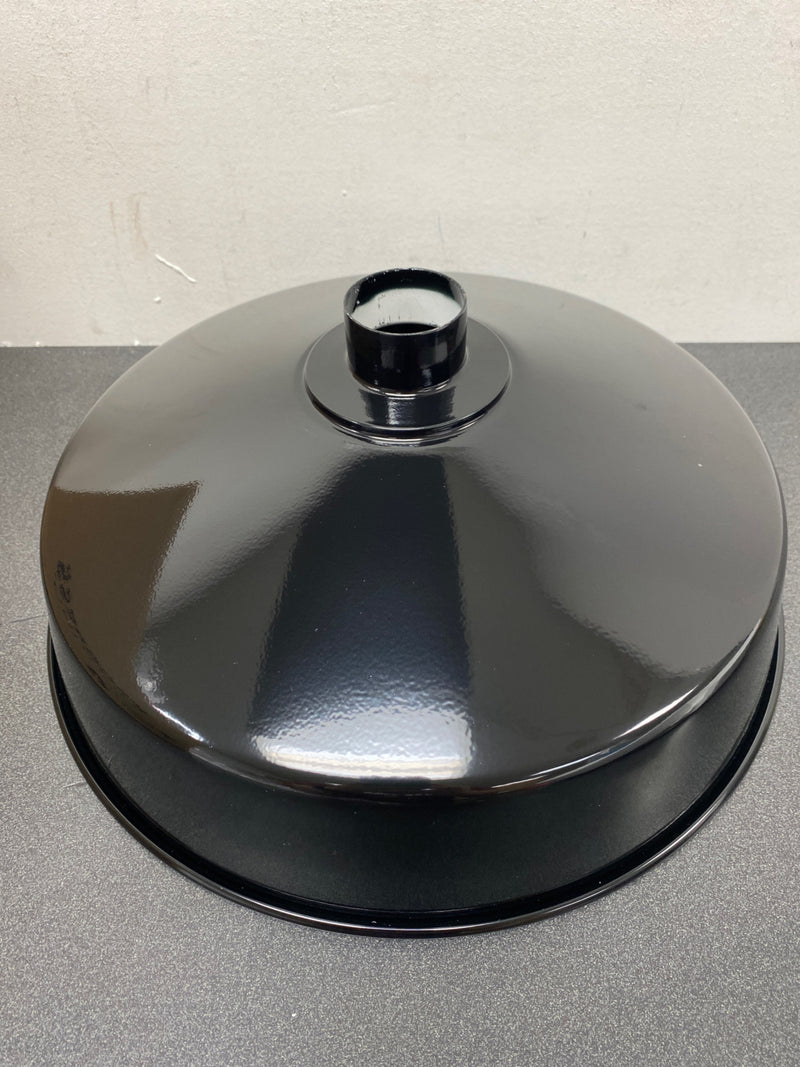 Progress Lighting P550070-031 Cedar Springs 13" Wide Semi-Flush Ceiling Fixture with Metal Shade - Black