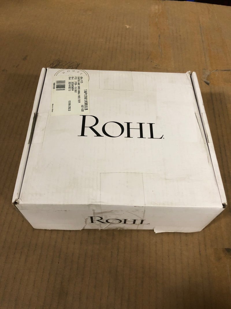 Rohl TAP13W1LMAPC Apothecary Thermostatic Valve Trim Only with Single Lever Handle - Less Rough In - Polished Chrome