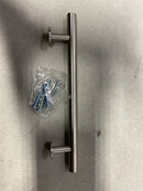 Amerock BP36866G10 Radius 5-1/16 in. (128mm) Modern Satin Nickel Bar Cabinet Pull