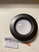 Satco Lighting S11837R1 Nuvo 6" Recessed Trim with Baffle Trims - IC Rated - Bronze
