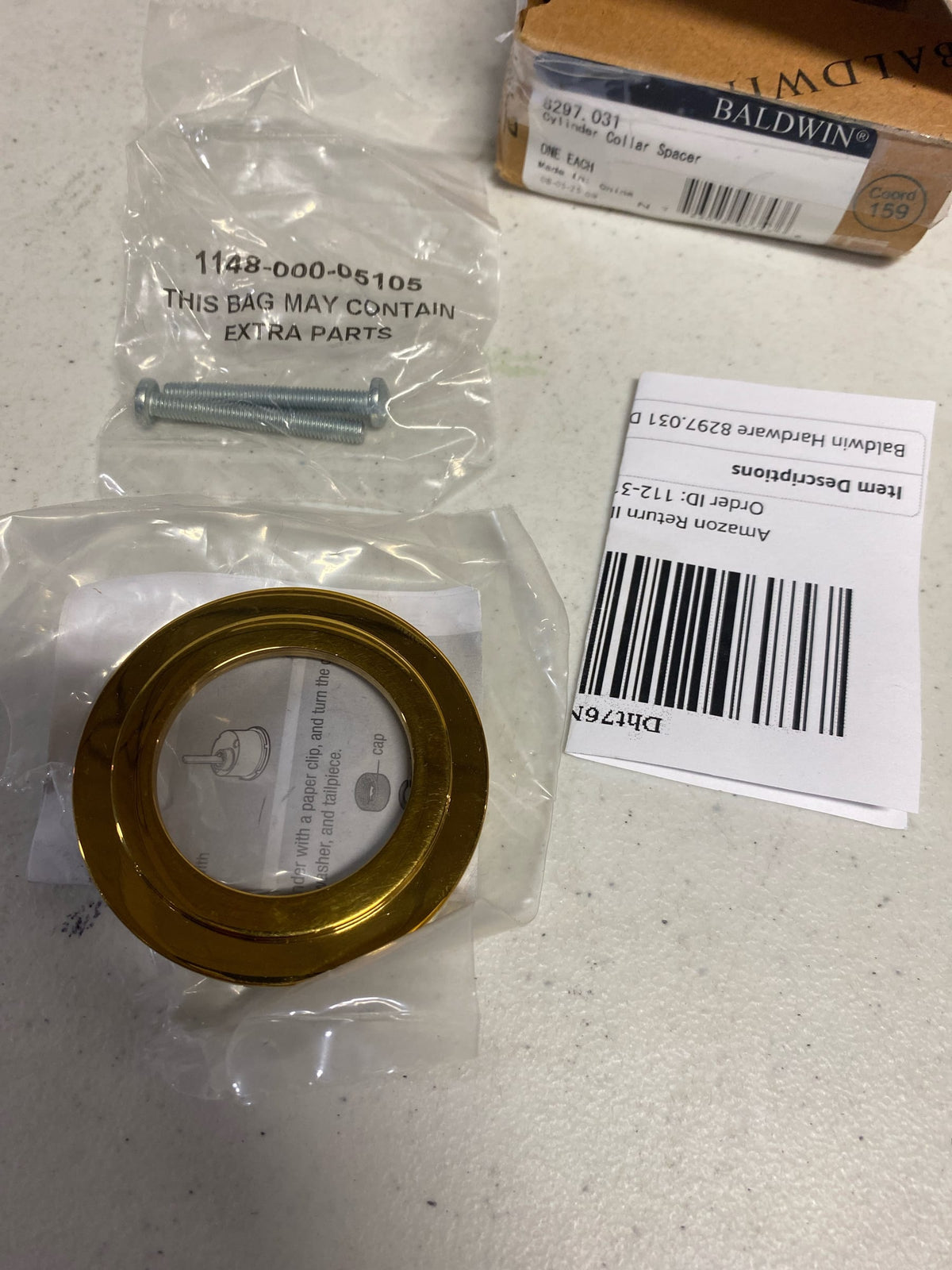 Baldwin Hardware 8297.031 Deadbolt Accessory