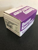 Weslock Wexford Single Dummy Door Knob with Square Rose from the Molten Bronze Collection - Black