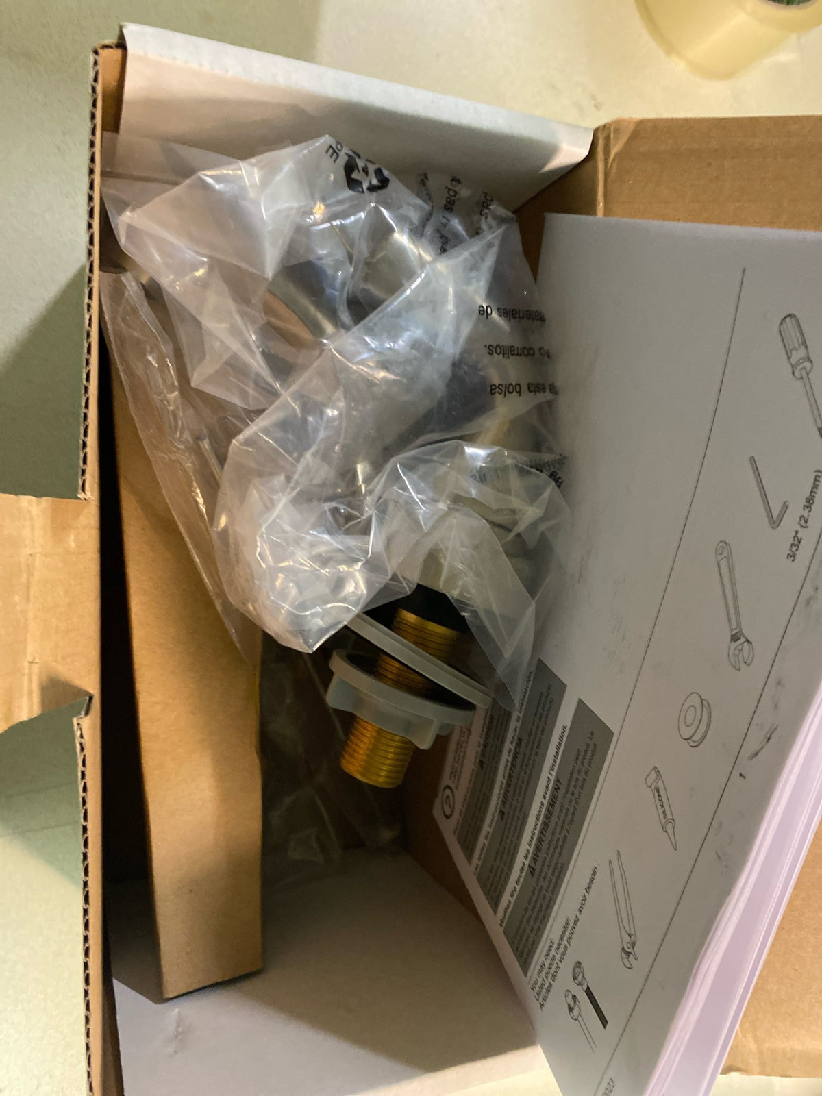Delta B2510LF-SS Foundations Core-B Centerset Bathroom Faucet with Pop-Up Drain Assembly - Includes - Brilliance Stainless