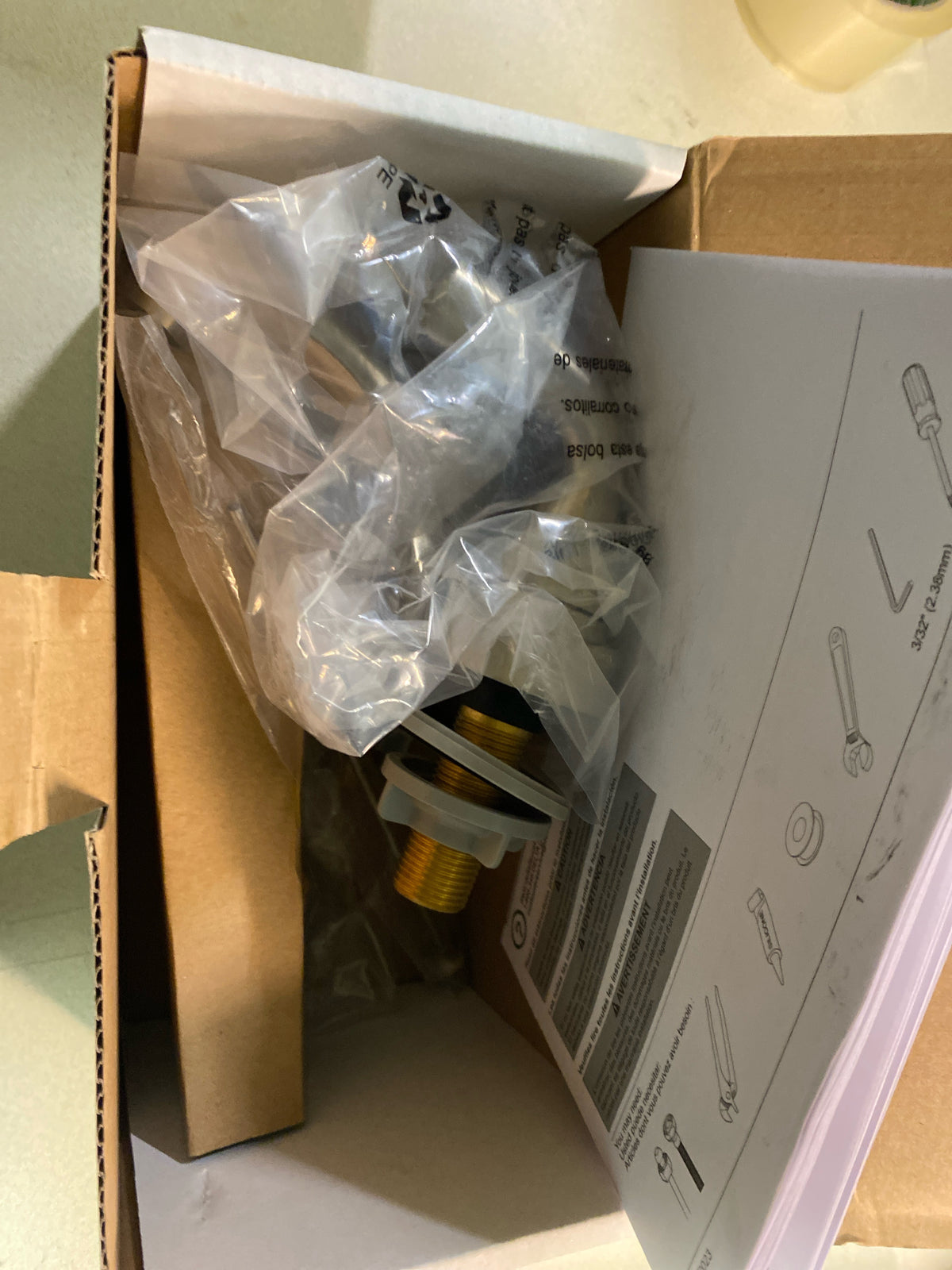 Delta B2510LF-SS Foundations Core-B Centerset Bathroom Faucet with Pop-Up Drain Assembly - Includes - Brilliance Stainless