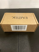 Emtek 805EPVD Egg Reversible Non-Turning Two-Sided Dummy Door Knob Set from the Brass Modern Collection - Polished Brass Modern Rectangular Rosette