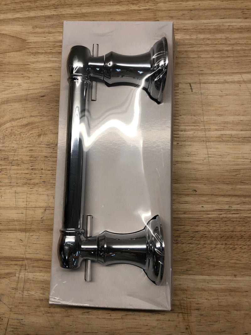 Signature Hardware 446910 Beasley Double Post Toilet Paper Holder - Chrome