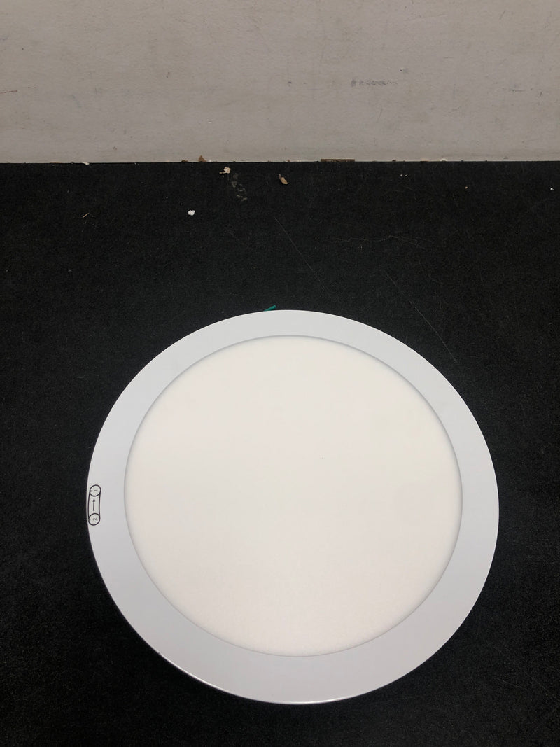 Commercial electric 74210/6WY/HD 11 in. 12.5-Watt Dimmable White Integrated LED 875 Lumens Round Flat Panel Ceiling Flush Mount with Color Change 5CCT