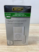 Defiant 18000010 Wireless Plug-In Doorbell Kit with LED Night Light and Wireless Push Button, White