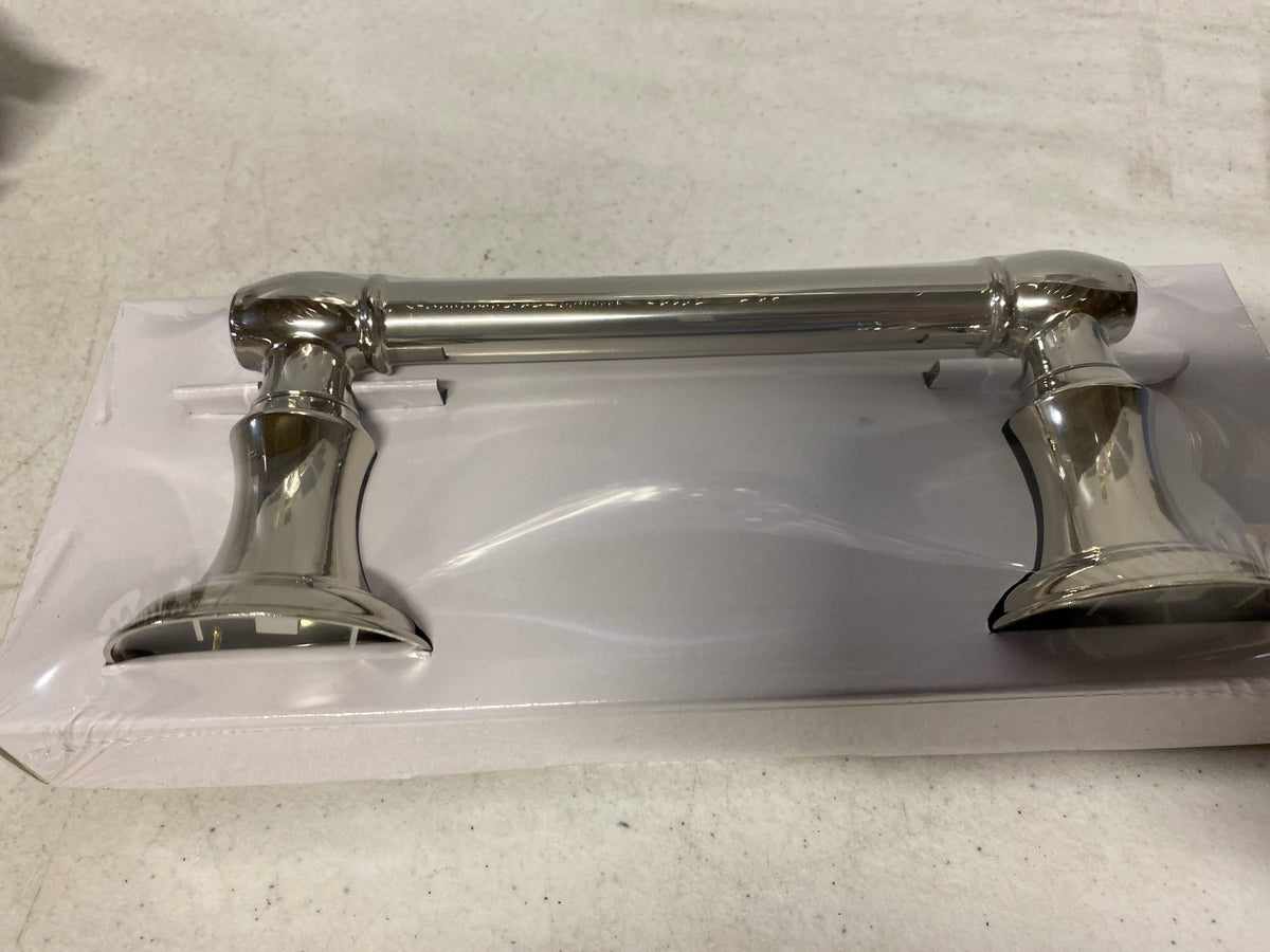 Signature Hardware 446912 Beasley Wall-Mounted Toilet Paper Holder - Polished Nickel