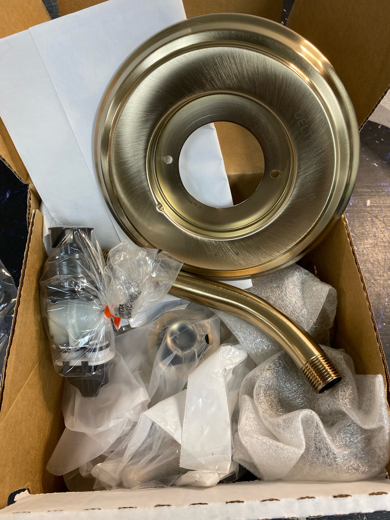 Delta T17297-CZ Cassidy Monitor 17 Series Dual Function Pressure Balanced Shower Only with Integrated Volume Control - Less Rough-In Valve - Champagne Bronze