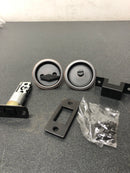 Kwikset 335-11P Round Privacy Bed/Bath Pocket Door Lock - Venetian Bronze