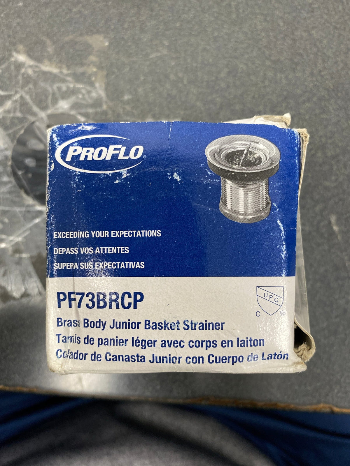 PROFLO PF73BRCP 1-1/2" Basket Strainers - Chrome