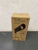 DALS Lighting LSS10-CC-BK Single Slim Spot 7" Wide 12V LED Down Light - Black