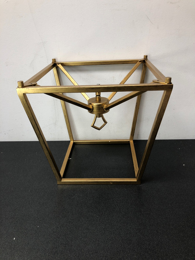 JONATHAN Y Lighting JYL7436B Pagoda 4 Light 12" Wide LED Taper Candle Pendant - Antique Gold