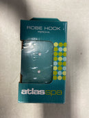 Atlas Homewares MANSH-BRN Mandalay Single Robe Hook - Brushed Nickel