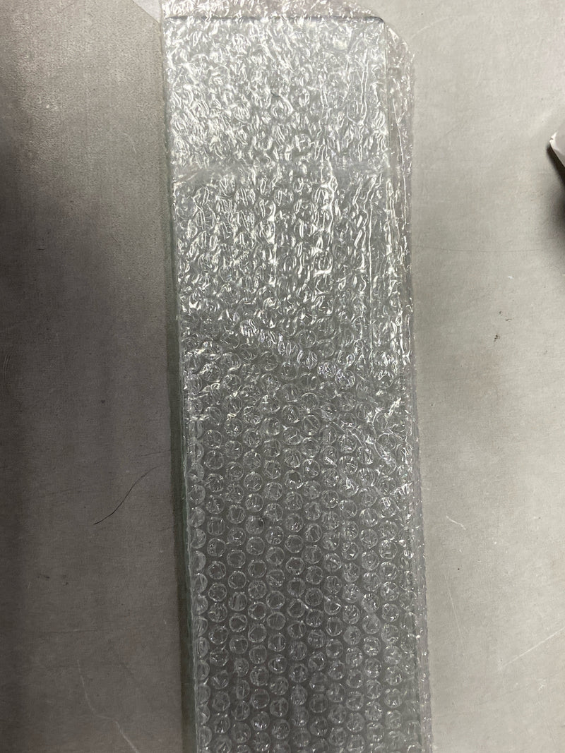 Moen YB0390BN Flara 21" Glass and Zinc Bathroom Shelf - Brushed Nickel