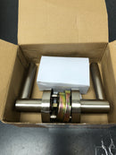 Miseno MLK3012SN Elkton Round Rod Privacy Door Lever Set - Satin Nickel