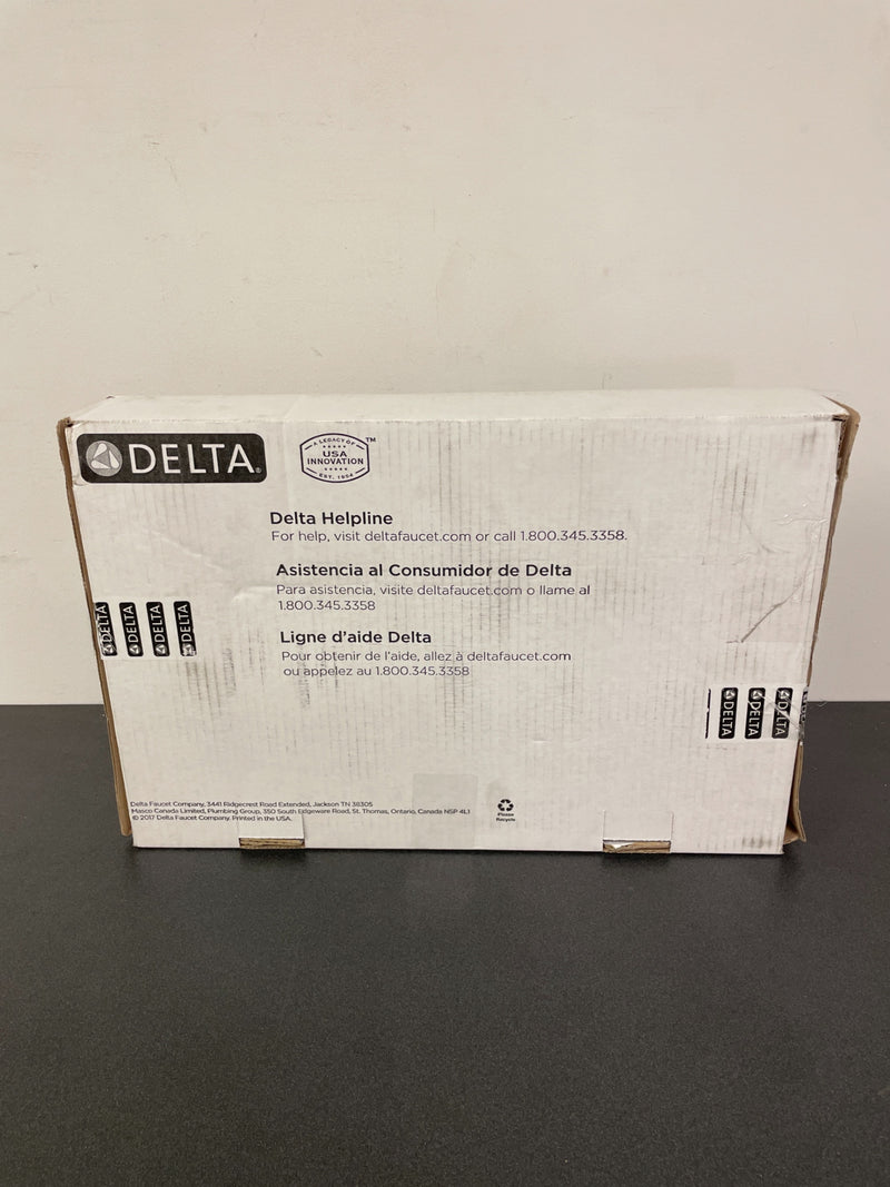 Delta Dorval 1.2 GPM Single Hole Bathroom Faucet with Pop-Up Drain Assembly, Touch2O.xt, and DIAMOND Seal Technology - Matte Black