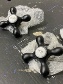 Kingston Brass KBH1790AXC Cold Metal Cross Handle, 3/8" X 16PT - Matte Black