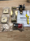 Emtek C520TRTUS4 Triton Brass Modern Privacy Door Leverset with the CF Mechanism - Satin Brass