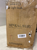 Minka Lavery 5684-923 Barwell Vanity, 4 ST58 Socket(s), Oxidized Aged Brass (Bulbs Not Included)