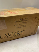 Minka Lavery 921-695-L Aizen LED Wall Sconce, 1-Light, 20 Total Watts, 6-in H x 19-in W, Soft Brass