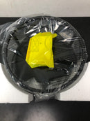 FEMILA 12inch Ceiling Light Fixture, 2-Light Farmhouse Flush Mount Lighting Fixture, Metal Frame in Black Finish for Bedroom, Kitchen, Foyer, Laundry, 4FD20-F BK