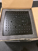 Brizo 87406-BL-2.5 Essential 2.5 GPM H2OKinetic Square Multi-Function Showerhead - Matte Black