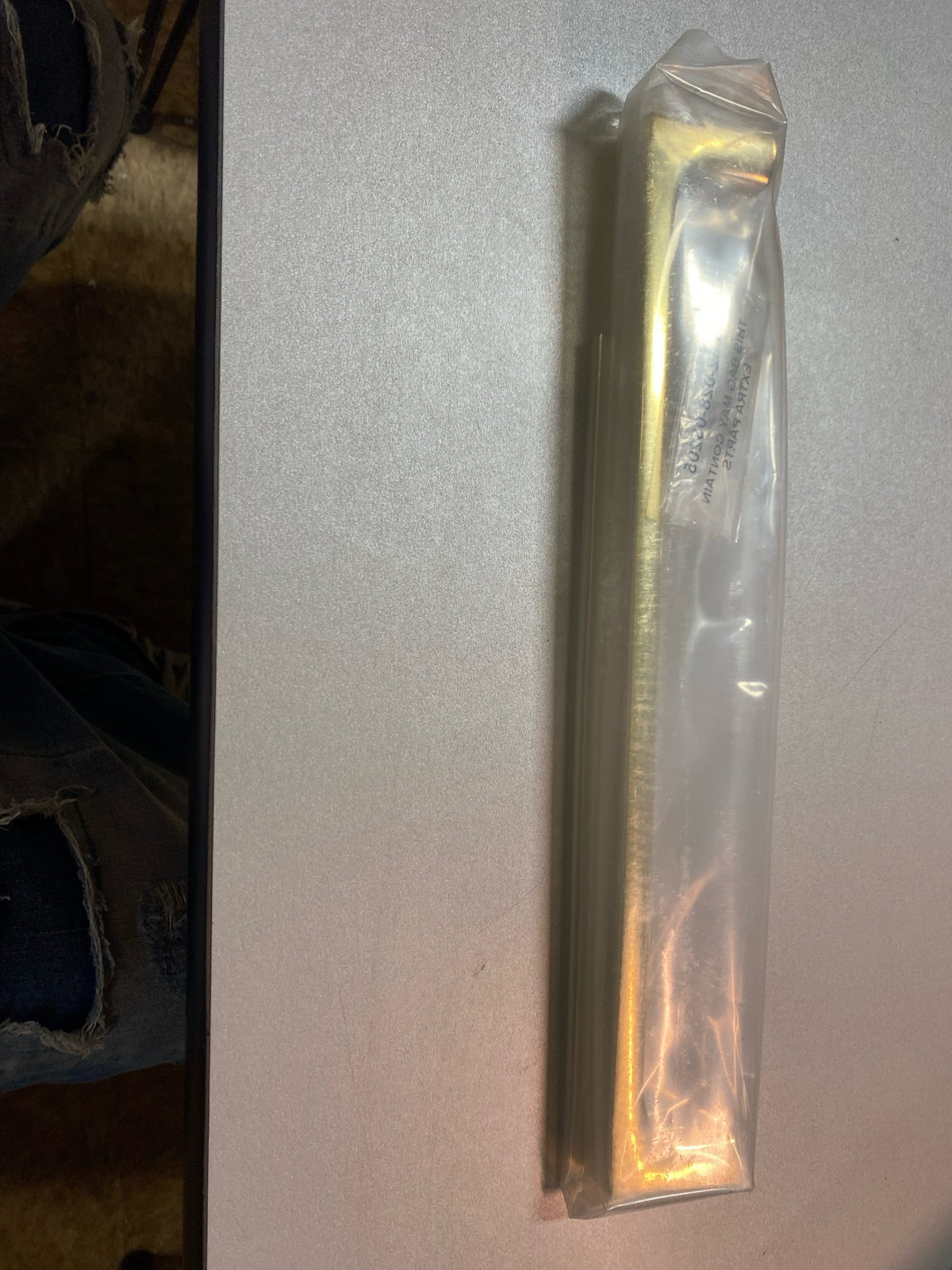 Baldwin 4957003 Palm Springs 12 Inch Center to Center Handle Cabinet Pull from the Estate Collection - Polished Brass