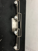 Home decorators collection 20367-001 Tustna 4-Light Brushed Nickel Bathroom Vanity Light with Opal Glass Shades