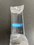 Amerock 10BX36573FB Edge Pull 3-3/4 Inch Center to Center Finger Cabinet Pull - Pack of 10 - Flat Black