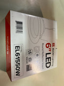 ELCO Lighting EL61550 5" Integrated LED Reflector Recessed Trim - 950 Lumens 5000 Kelvin - White